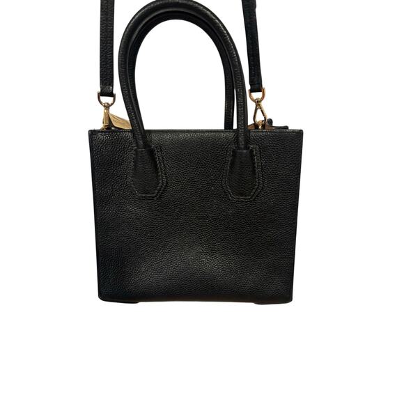 Michael Kors Small Leather Black Jet Set Tote Crossbody Bag Gold Hardware - Picture 6 of 10